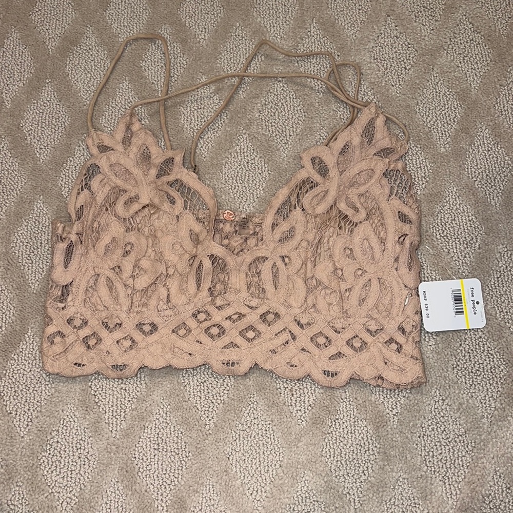 NWT free people nude bralette